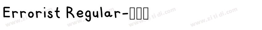 Errorist Regular字体转换